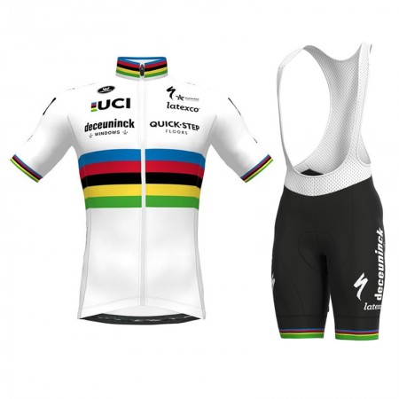 Tenue Cycliste et Cuissard à Bretelles 2021 Deceuninck-Quick-Step N002